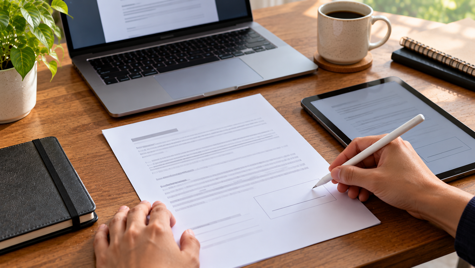 Electronic Signature for PDF illustration